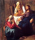 Christ in the House of Mary and Martha by Johannes Vermeer